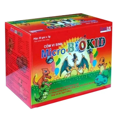 Micro Biokid - Giúp hỗ trợ cân bằng hệ vi sinh đường ruột, kích thích tiêu hóa