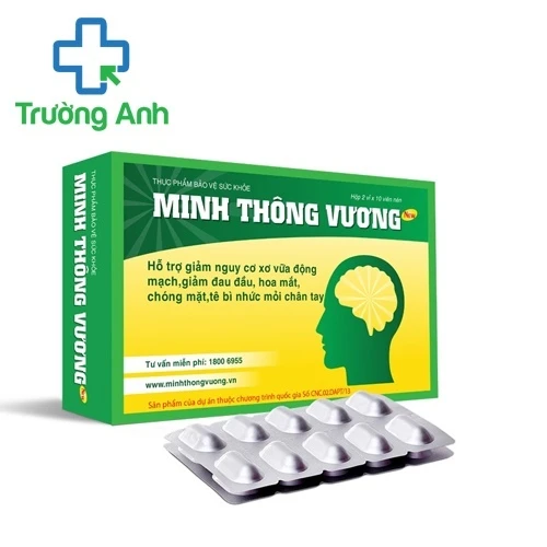 Minh Thông Vương New - Giúp tăng tuần hoàn máu não, giảm đau đầu