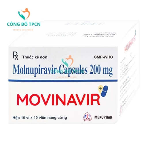 Movinavir 200mg (Molnupiravir) Mekophar - Thuốc điều trị Covid-19