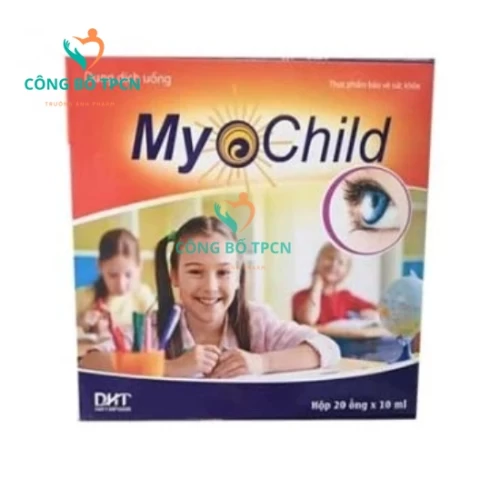 Myochild - Hỗ trợ tăng cường thị lực, giảm mỏi mắt, mờ mắt