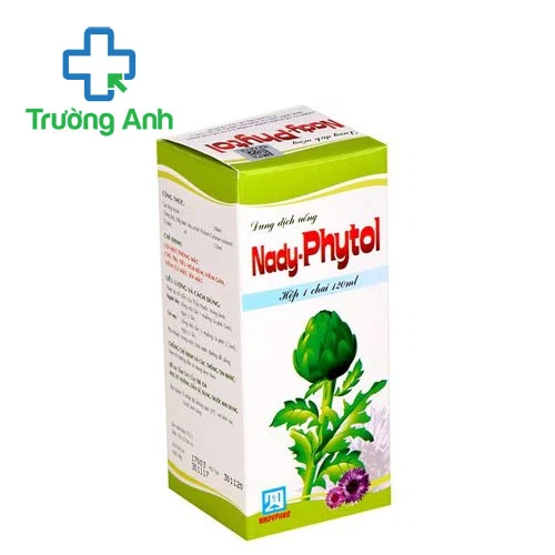 Nady-Phytol 120ml Nadyphar - Thuốc lợi mật, thông mật hiệu quả