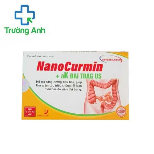 NanoCurmin + aK Đai Trang US - Hỗ trợ tăng cường tiêu hóa