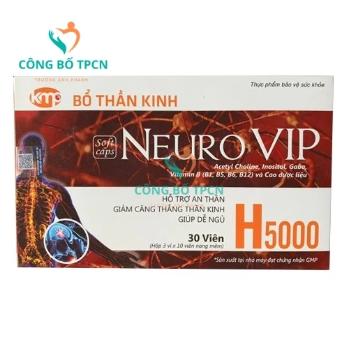 Bổ Thần Kinh Neuro VIP H5000 - Giúp tăng cường lưu thông máu