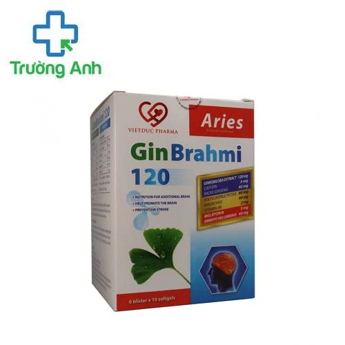 New Ginbrahmi 120 - Giúp tăng cường tuần hoàn và lưu thông máu
