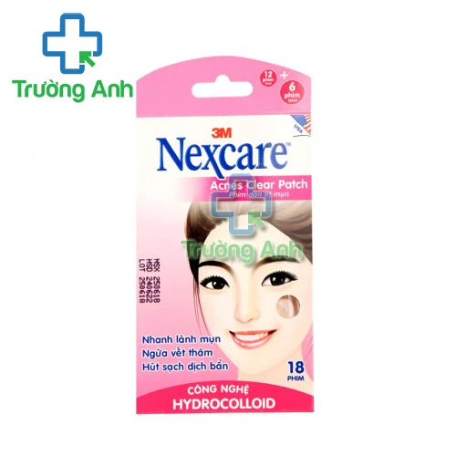 Nexcare Acnes Clear Patch - Phim dán trị mụn 18 miếng của Mỹ