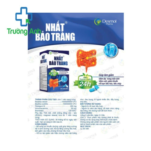 NHẤT BẢO TRÀNG - Hỗ trợ các liệu pháp điều trị viêm đại tràng