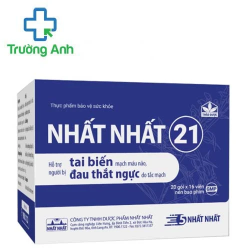 Nhất Nhất 21 - Giúp bổ huyết, hoạt huyết, tăng lưu thông mạch máu