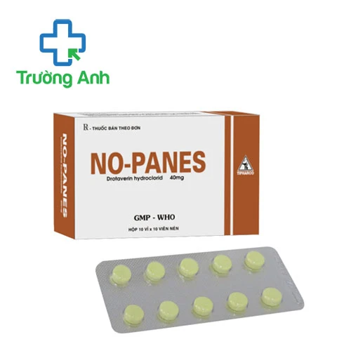 No-panes 40mg Tipharco - Thuốc điều trị co thắt hiệu quả