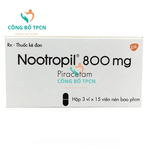 Nootropil 800mg - Thuốc điều trị hội chứng tâm thần thực thể hiệu quả