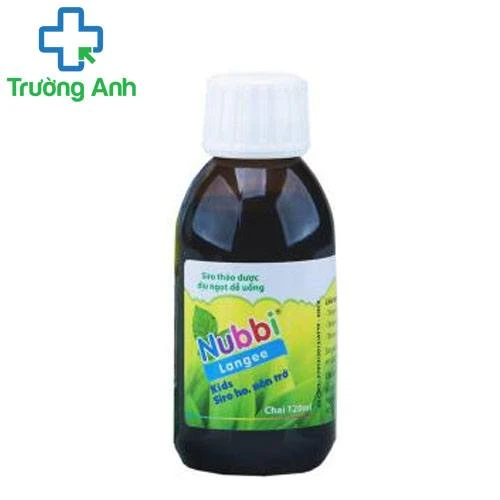 Nubbi langee Kids 120ml - Tăng cường chức năng phổi cho trẻ