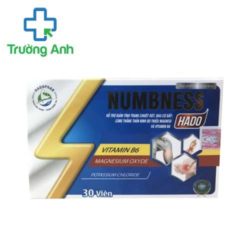 Numbness Hado - Hỗ trợ làm giảm chuột rút, tê bì chân tay