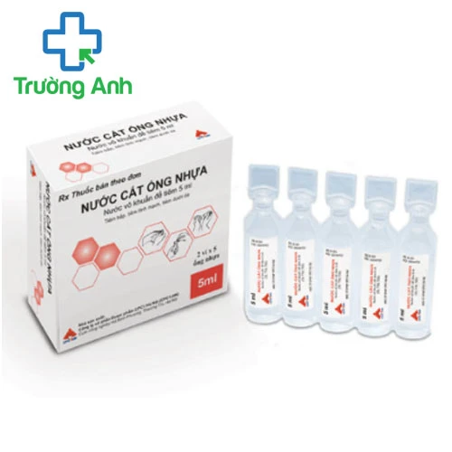 Nước cất ống nhựa CPC1HN - Hòa tan các thuốc tiêm bột