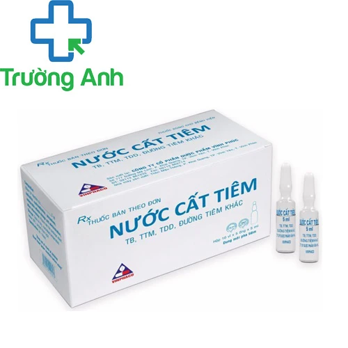 Nước cất tiêm 5ml Vinphaco - Dung môi pha tiêm hiệu quả