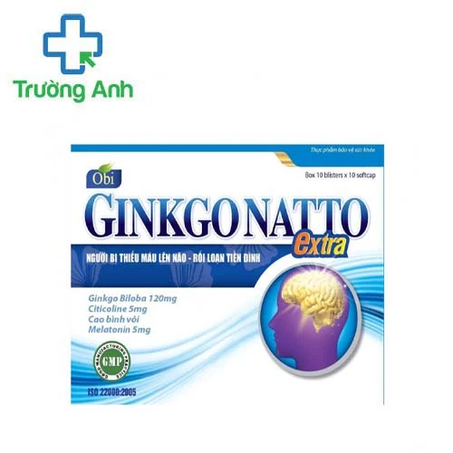 Obi ginkgo natto extra + - Giúp tăng cường lưu thông máu