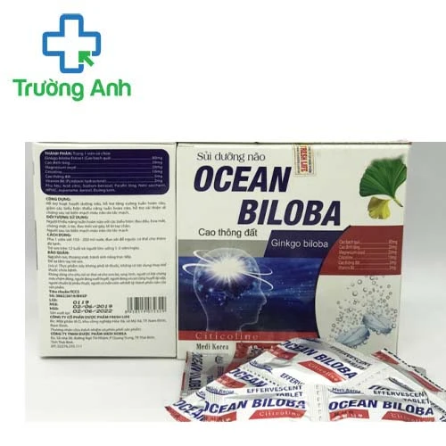 Ocean Biloba - Hỗ trợ giảm các biểu hiện thiểu năng tuần hoàn não