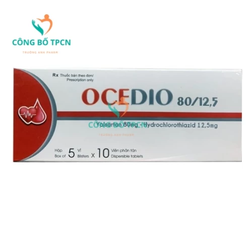 Ocedio 80/12,5 - 92,5mg - Mekophar
