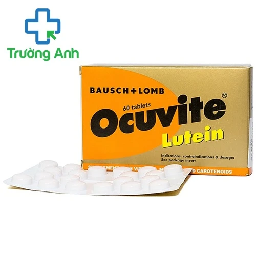 Ocuvite Lutein - Tăng cường thị lực, ngăn ngừa thoái hóa điểm vàng