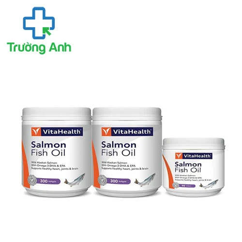 VitaHealth Salmon Fish Oil - Giúp giảm nguy cơ xơ vữa động mạch