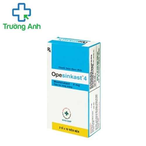 Opesinkast 4 OPV - Thuốc điều trị hen phế quản mạn tính