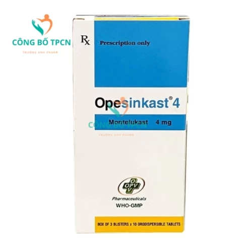Opesinkast 4 OPV - Thuốc điều trị hen phế quản mạn tính