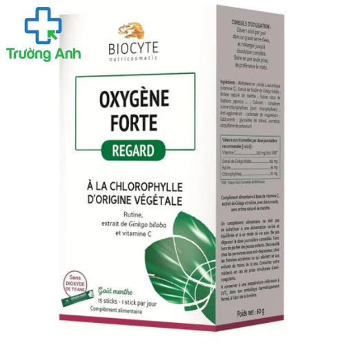 OXYGÈNE FORTE - Giúp chống oxy hóa, cải thiện lưu thông máu