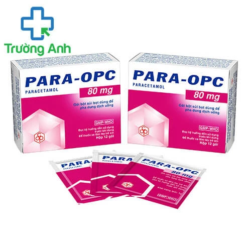 Para-OPC 80mg - Thuốc giảm đau đau nhức do cảm cúm, đau họng