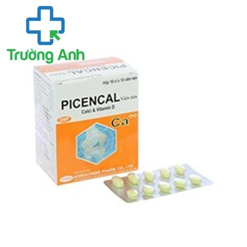 Picencal - Giúp phòng và điều trị loãng xương, còi xương hiệu quả