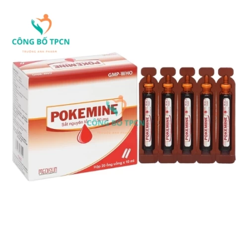 Pokemine - Giúp bổ sung sắt và tái tạo tổng hợp tế bào máu cho cơ thể
