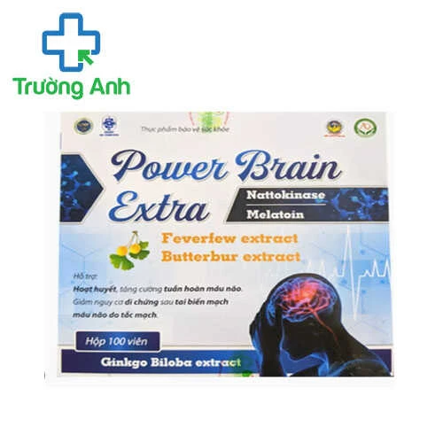 Power Brain Extra - Giúp hoạt huyết, tăng cường tuần hoàn máu não