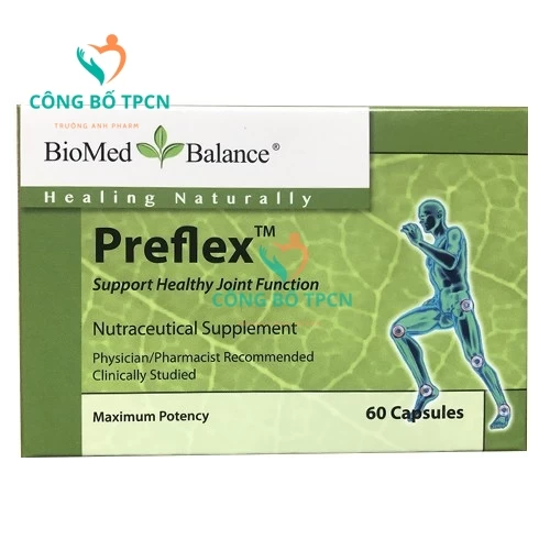 Preflex - Bổ sung dưỡng chất cho khớp, hỗ trợ làm trơn khớp
