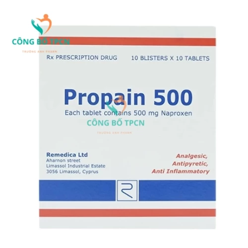 Propain 500 - Thuốc điều trị bệnh xương khớp của Remedica
