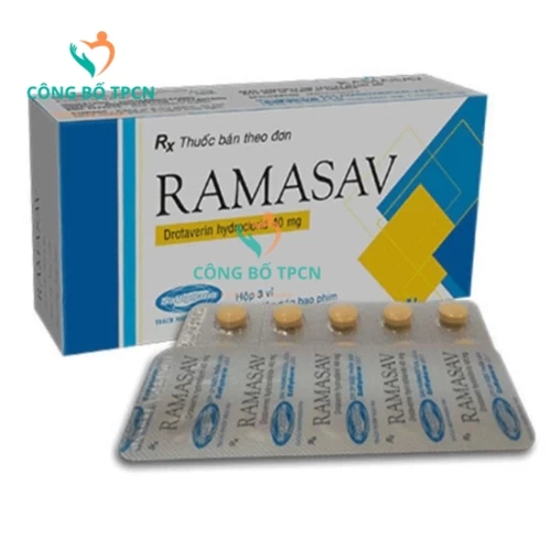 Ramasav 40mg Savipharm - Thuốc chống co thắt cơ trơn hiệu quả
