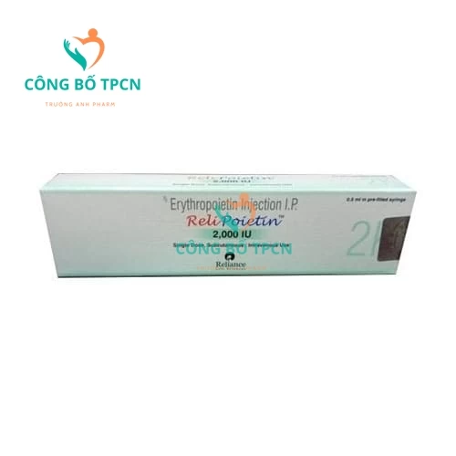 Relipoietin 4000IU Pharbaco - Thuốc điều trị thiếu máu hiệu quả