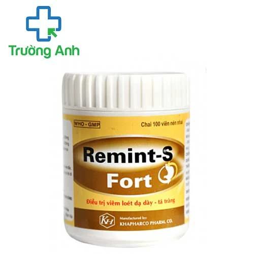Remint - S fort Khapharco - Thuốc điều trị viêm dạ dày, ợ chua