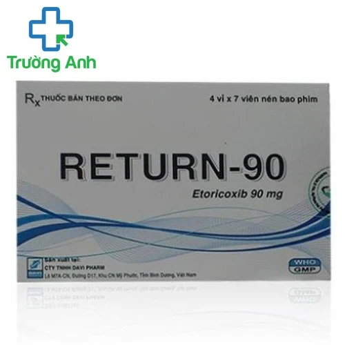 Return-90 - Thuốc điều trị viêm xương khớp mãn tính của Davipharm