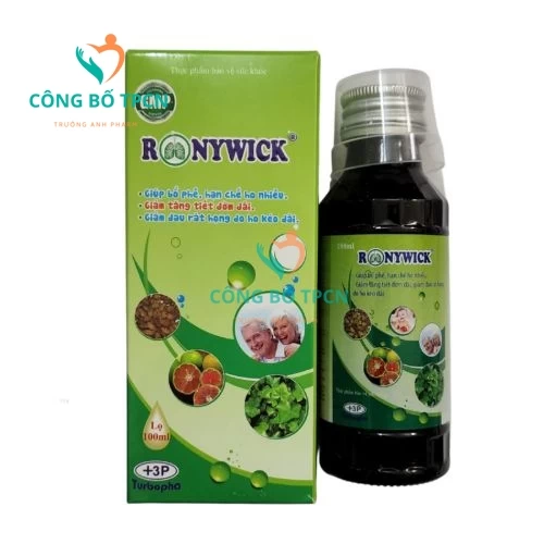 Ronywick - Giúp bổ phế và giảm ho, khan tiếng hiệu quả