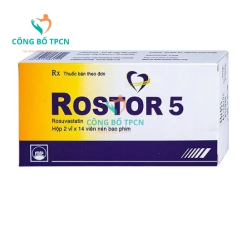 Rostor 5 Pymepharco - Thuốc điều trị tăng cholesterol máu