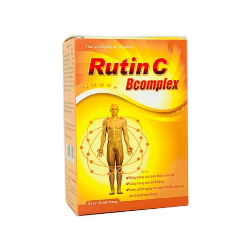 NĐ Rutin C Becomplex - Thực phẩm chức năng giảm viêm loét miệng