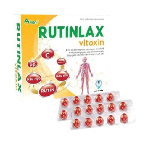 Rutinlax Vitoxin - Hỗ trợ tăng sức bền thành mạch