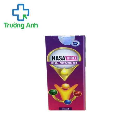 Nasathree - Giúp bổ sung DHA, vitamin D3 cho cơ thể
