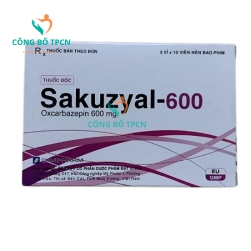 Sakuzyal 600mg - Thuốc điều trị những cơn động kinh cục bộ