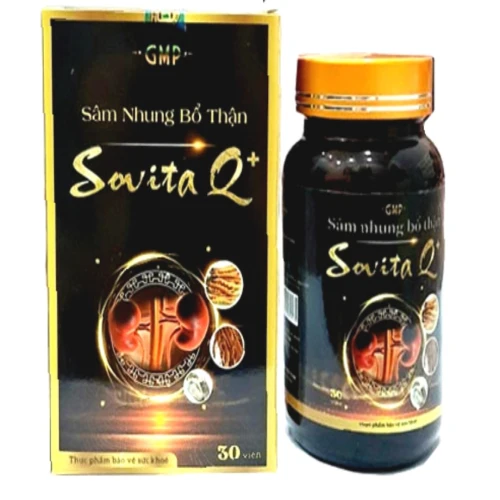 Sâm nhung bổ thận Sovita Q+ - Tăng cường sinh lý nam giới