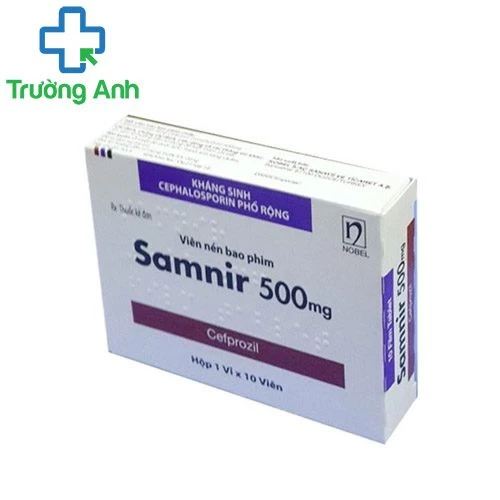 Samnir 500mg Nobel - Thuốc điều trị bệnh nhiễm khuẩn hiệu quả