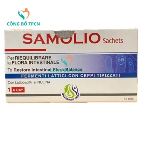 Samolio Sachet  - Giúp cung cấp lợi khuẩn, cân bằng hệ vi sinh đường ruột 