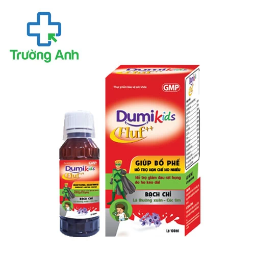Dumikids Fluf++ - GIúp bổ phế, giảm ho và giảm tăng tiết đờm dãi
