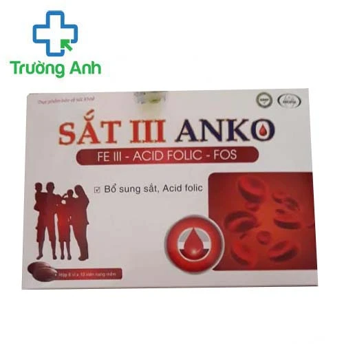 Sắt III Anko - Giúp bổ sung sắt cho phụ nữ mang thai