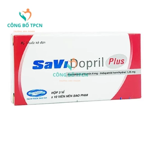 Savi Dopril Plus - Thuốc điều trị tăng huyết áp hiệu quả