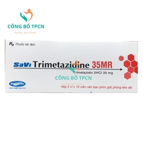 SaVi Trimetazidine 35MR - Thuốc điều trị đau thắt ngực hiệu quả