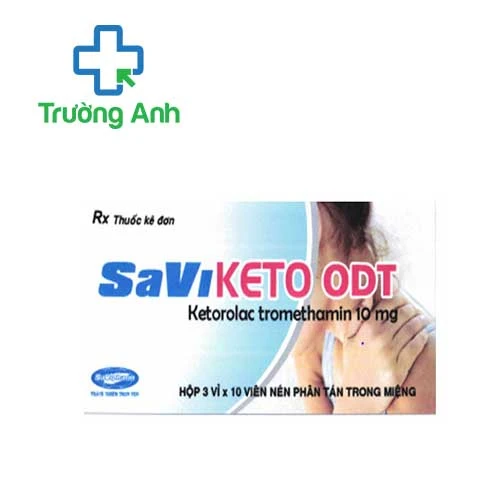 SaViKeto ODT 10mg Savipharm - Thuốc điều trị giảm đau hiệu quả