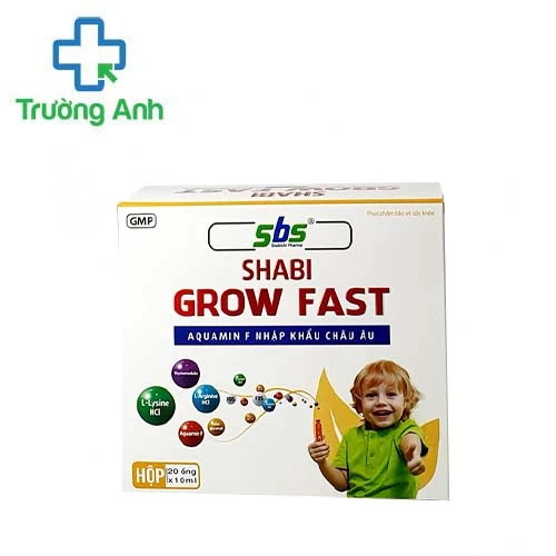 Shabi Grow Fast - Hỗ trợ tăng sức đề kháng, chống oxy hóa